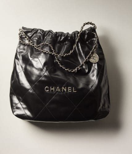 chanel 22 small silver hardware|chanel 22 inch bag.